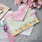 Arte caderno envelope Cartas para Deus - Doce Primavera