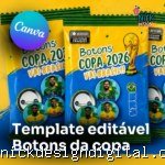 Botons da Copa 2026- Brasil