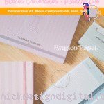 Blocos Cartonados + Planner Duo (Branco Papel)