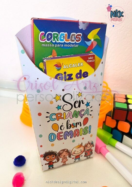 Caixinha cone ser criança - Imagem 1