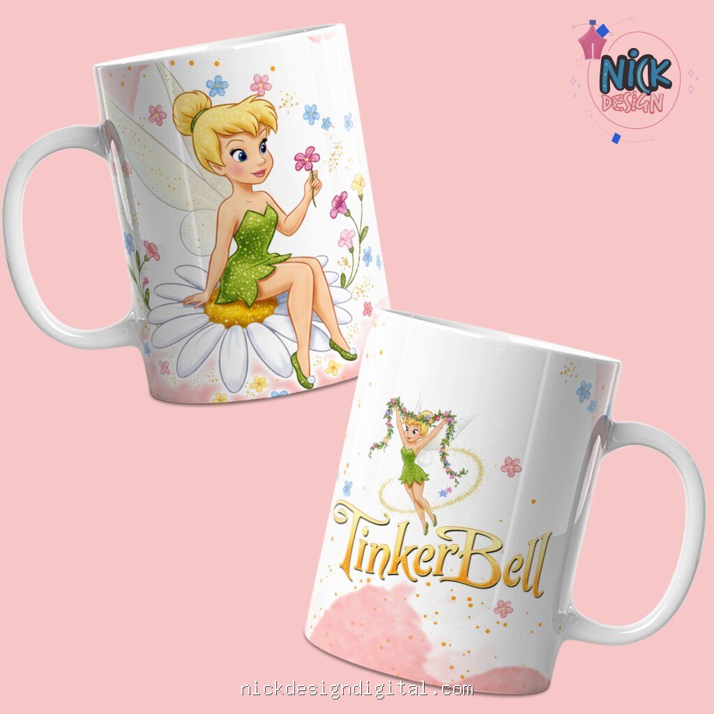 Peter Pan e Sininho - Artes para Caneca - Imagem 2