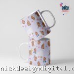 Capivara - Arte Avulsa Caneca + Elementos