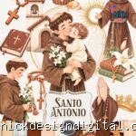 Santos - Santo Antônio - Ilustrações (Tita)