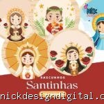 Santinhas - Kit 10 rascunhos para pintar/bordar plaquinhas de maternidade