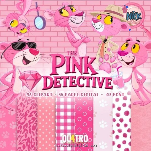 A Pantera Cor de Rosa (Pink Detective) – Kit Digital