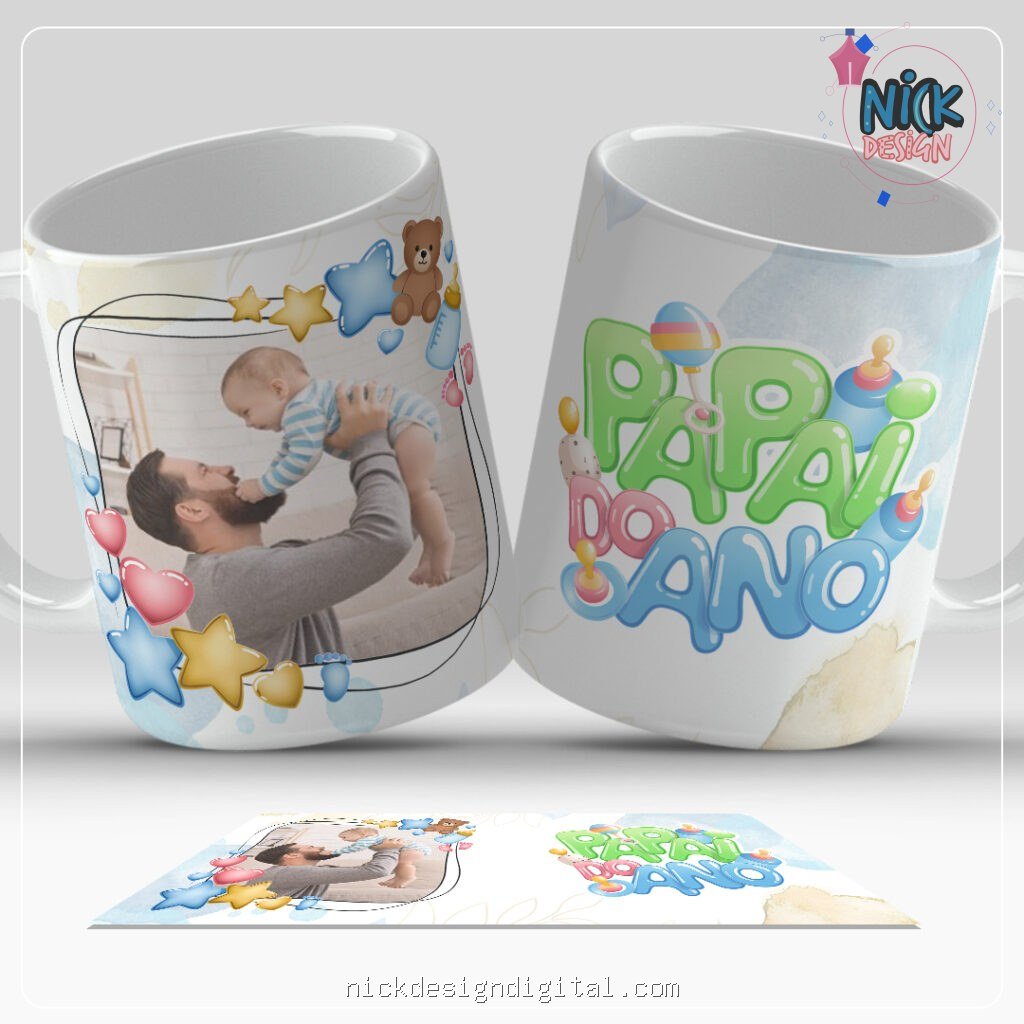 Coleção Tem Bebê Chegando - Artes para Caneca C/S Foto - Imagem 4