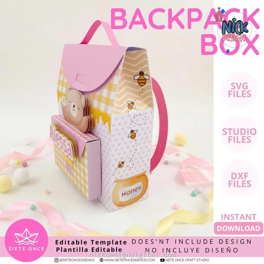 Caixa Mochila Colorir - Imagem 2