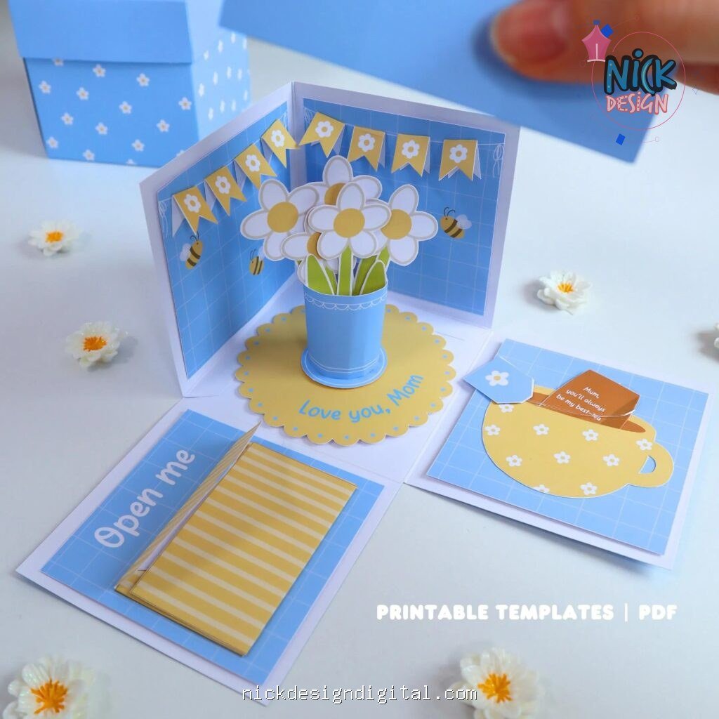 Cartão Caixa Pop-Up - Dia das Mães - Imagem 1
