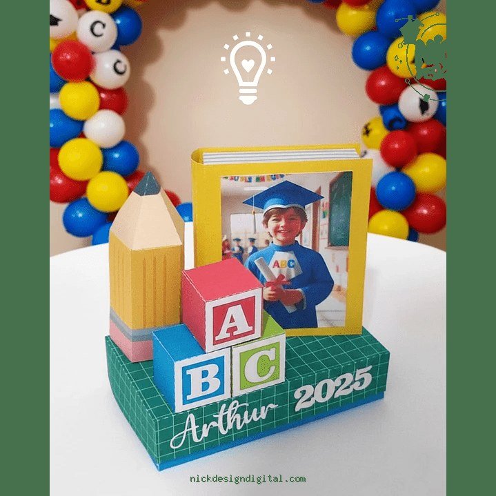 Centro de Mesa - Formatura ABC - Imagem 1