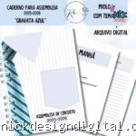 Caderno Assembleia de Circuito 2025/2026 – GRAVATA AZUL C/TEMA (Re Castori)