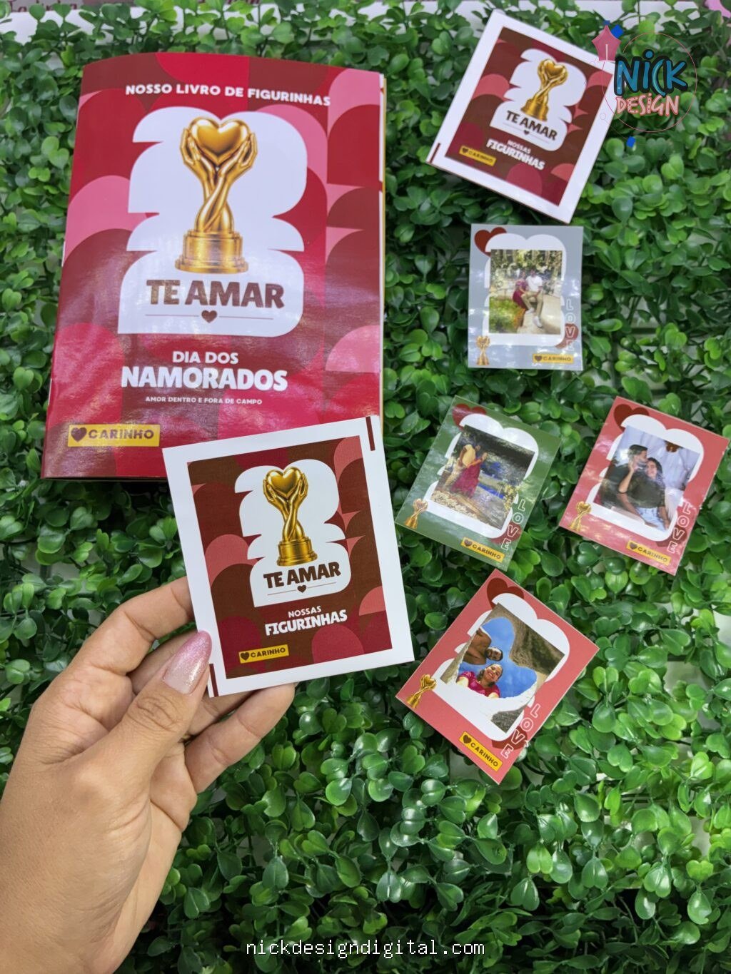Álbum da Copa do Amor 2026 - Editável Canva - Imagem 2