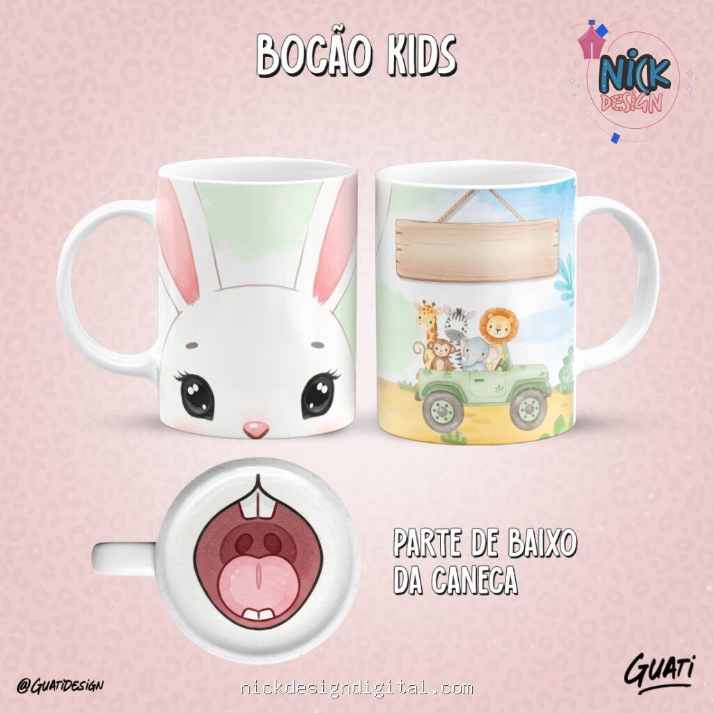 Bocão Kids - Artes para Caneca - Imagem 1