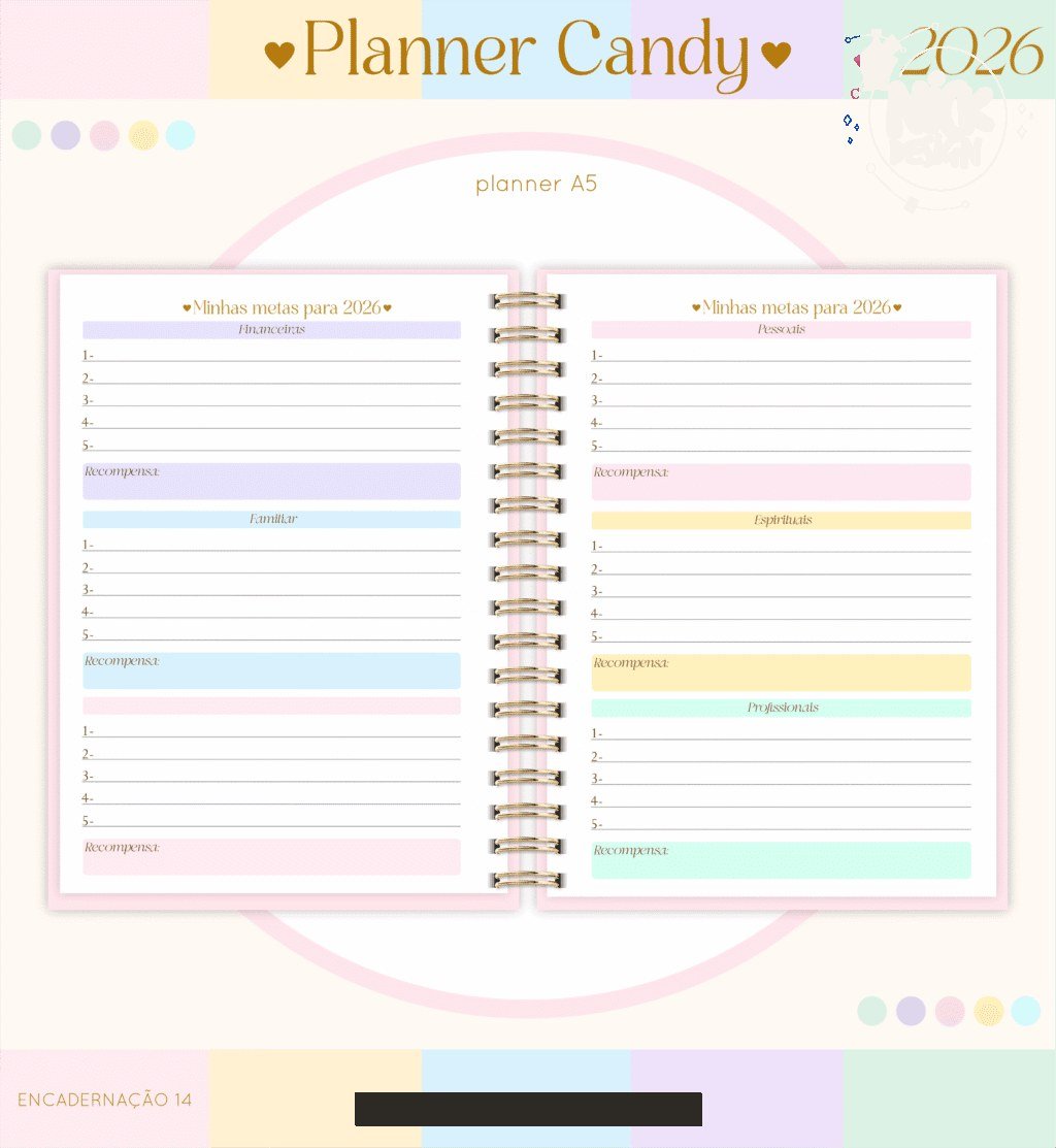 Planner A5 2026 (Lina) - Imagem 16