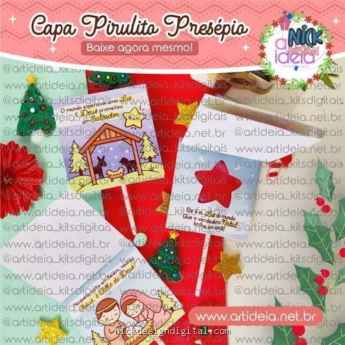Capa Pirulito Presépio Natal