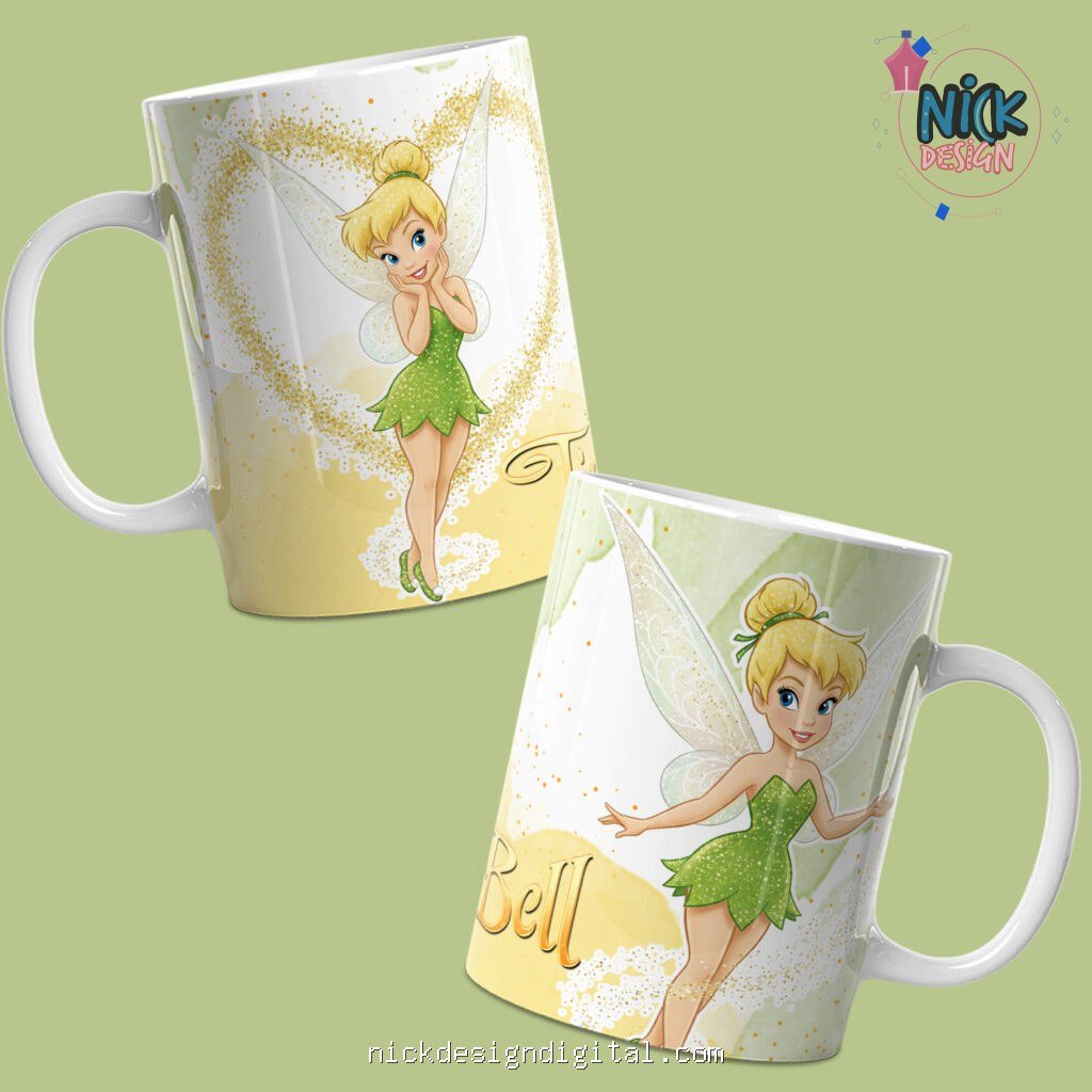 Peter Pan e Sininho - Artes para Caneca - Imagem 1