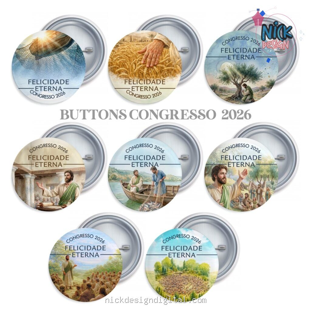 Pack Buttons - Congresso Regional 2026 - Imagem 3