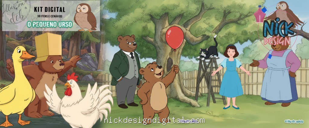 O Pequeno Urso - Kit Digital - Imagem 1