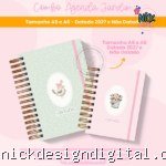 Combo Agenda Jardim 2027 (Branco Papel)