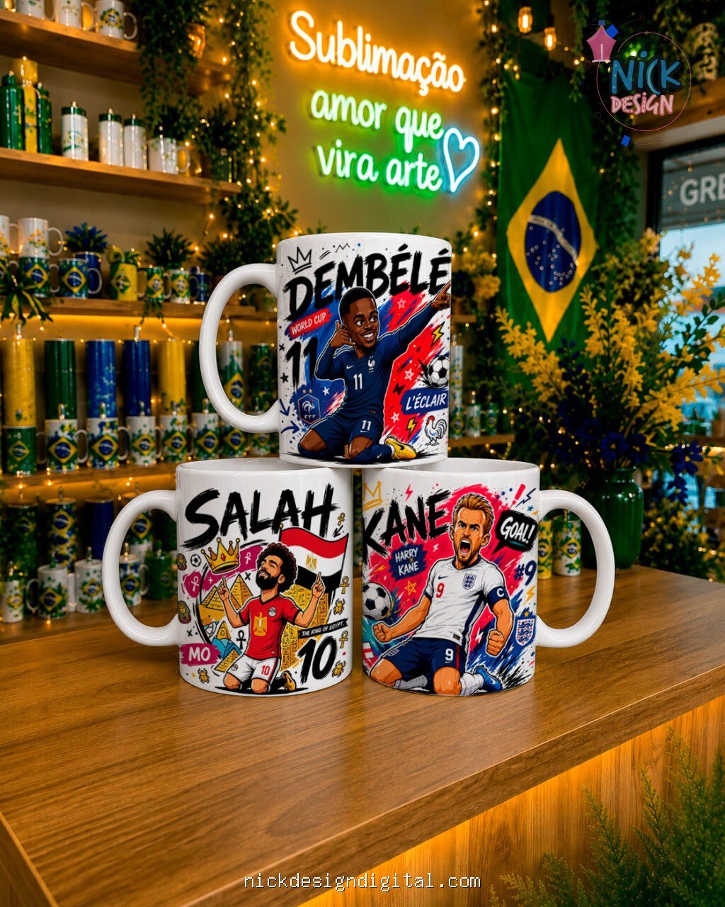 Gigantes do Futebol - Artes para Canecas - Imagem 3