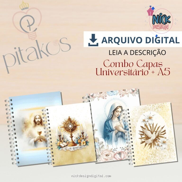MP – Combo Capas Diversas Universitário + A5 (Pitakos) - Imagem 1