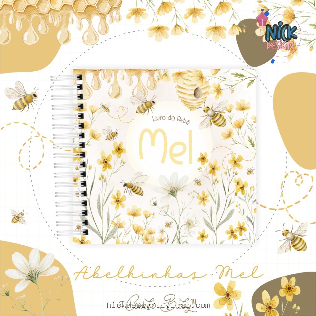 Floral Abelhinha - Coletiva 14 - Imagem 1