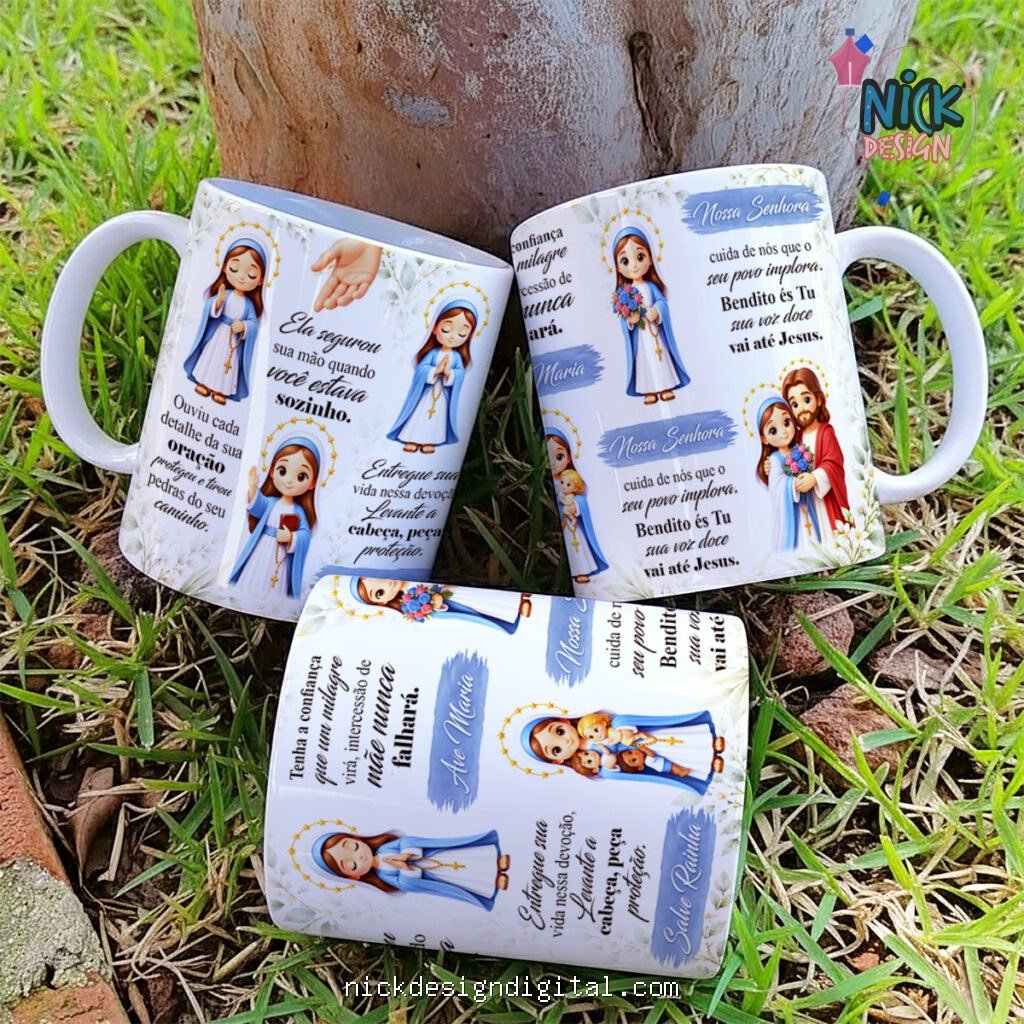 Ave Maria - Arte Avulsa Caneca - Imagem 2