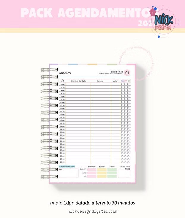 PACK Agendamento 2027 (Lina) - Imagem 1