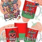 Docinho Box Morango do Amor - Artes para Caneca