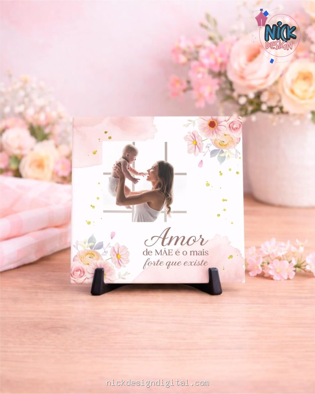 Dia das Mães V7 COM FOTO - Artes Azulejos - Imagem 6