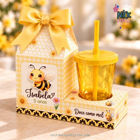 Abelhinha – Caixa Milk Twister Cineminha
