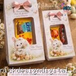 Molde de Sacolinha para Mimo de Páscoa (Kit com 4 artes diferentes + 2 tamanhos inclusos)