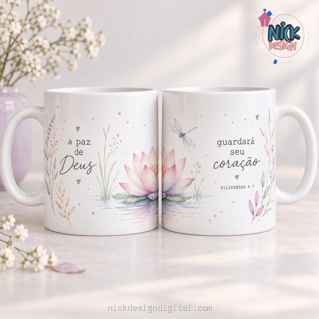 Coleção Versículos Minimalistas - Artes Canecas - Imagem 6