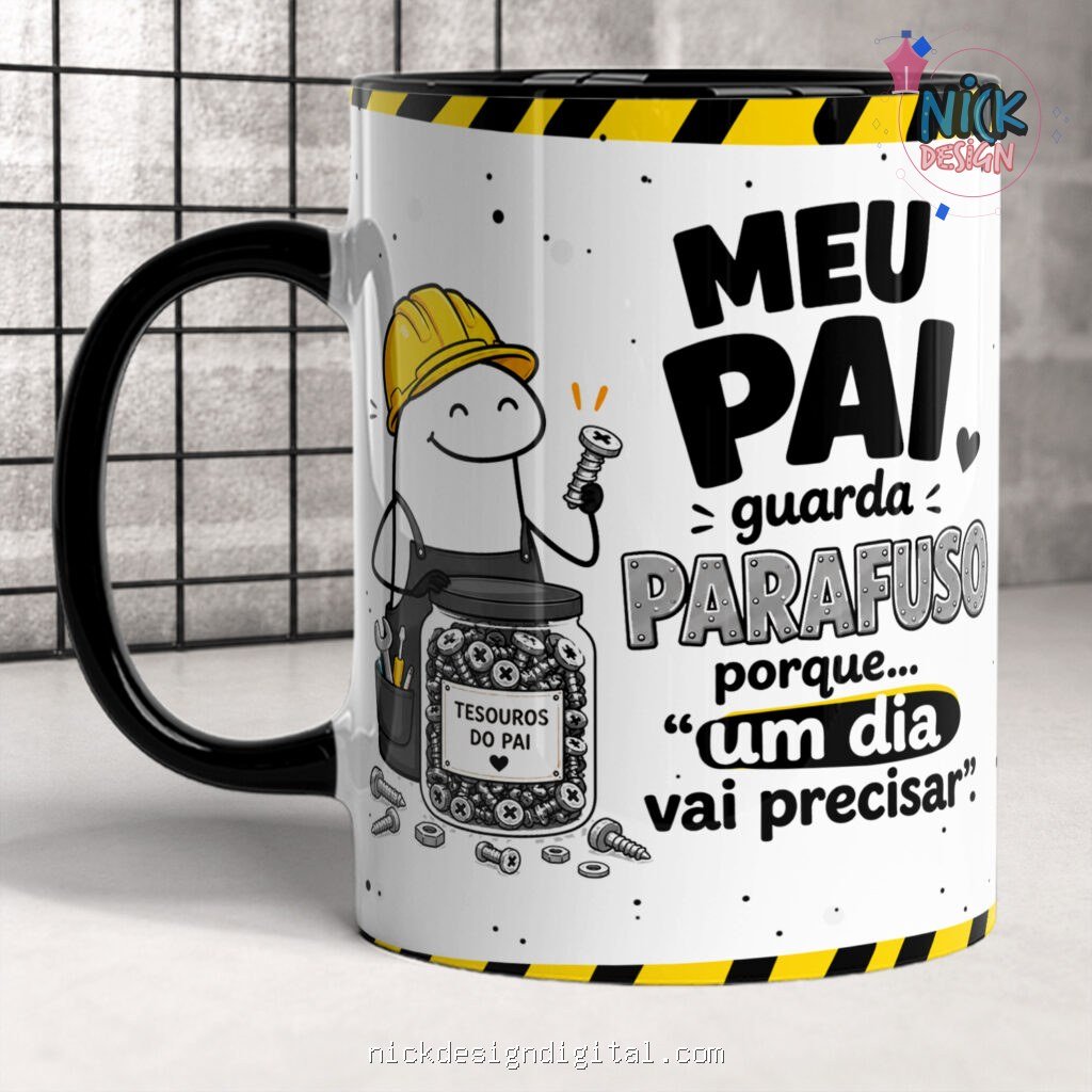 COMBO Pai, Flork divertido 2026 - Artes para Canecas - Imagem 2