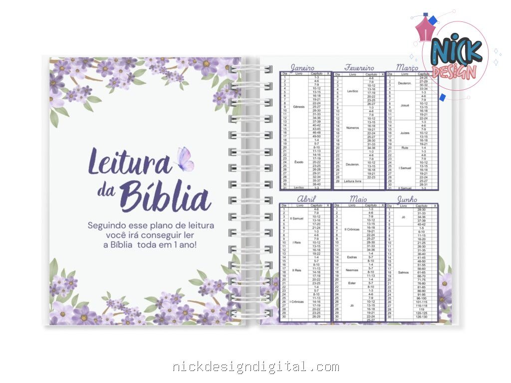 Devocional Mulher Virtuosa Lilás - Editável no CANVA - Imagem 3