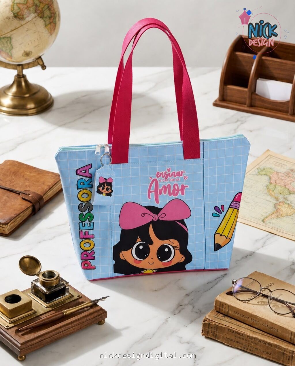 Dia dos Professores Combo Bolsa GG + Caixa de Leite + Aulas - Imagem 1