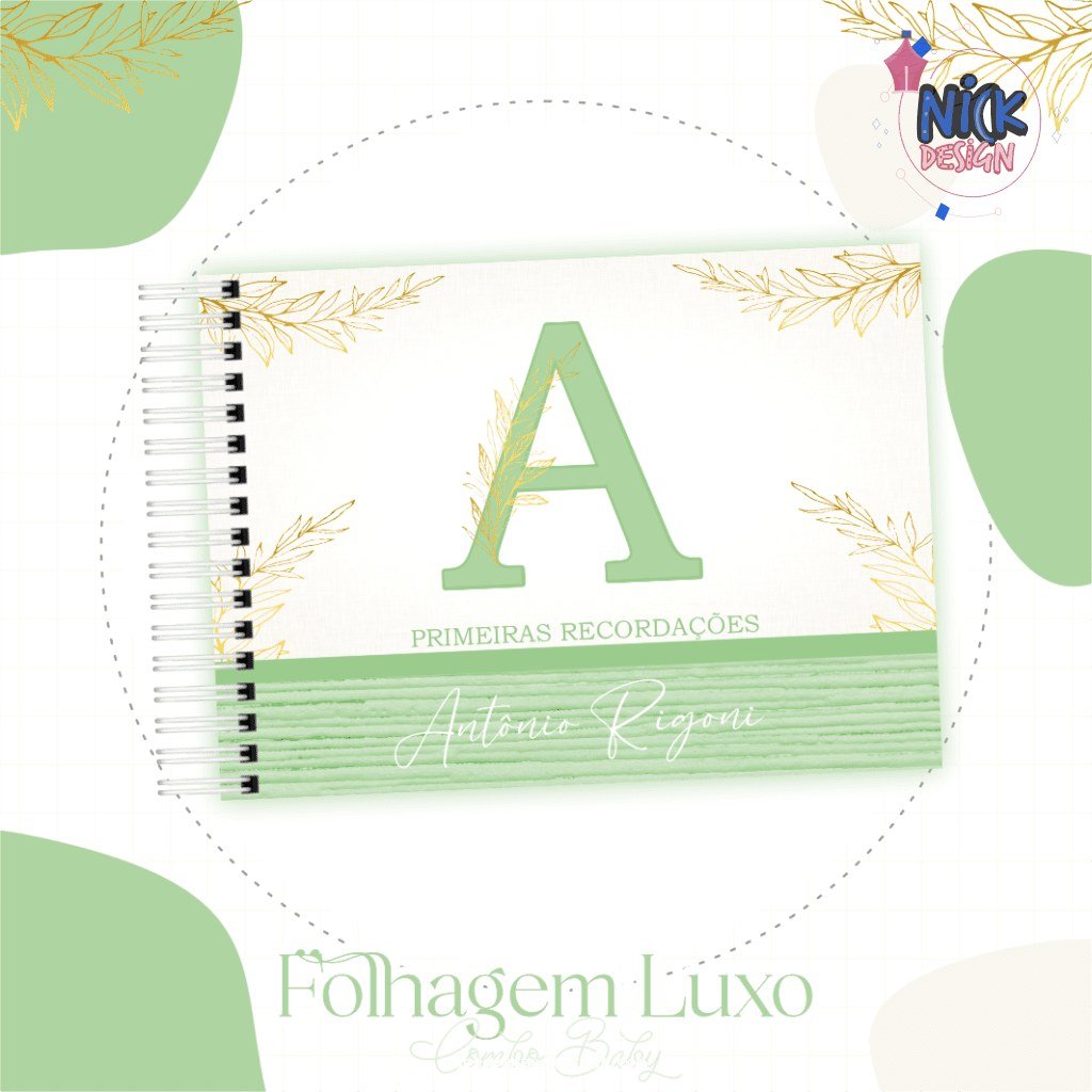 Folhagem Chick Verde - Kit Maternidade - Imagem 1