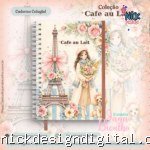 Caderno Colegial Coleção Cafe au Lait