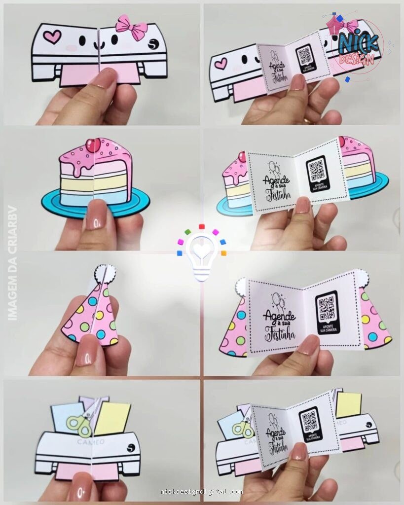 Cards Retrovisor Papelaria Personalizada