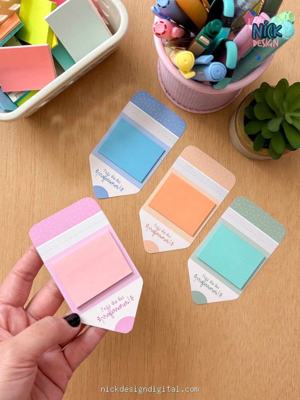 Card para post it - Professores (Tudo pra Papelaria) - Imagem 2