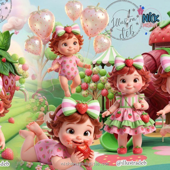 Moranguinho Baby – Kit Digital