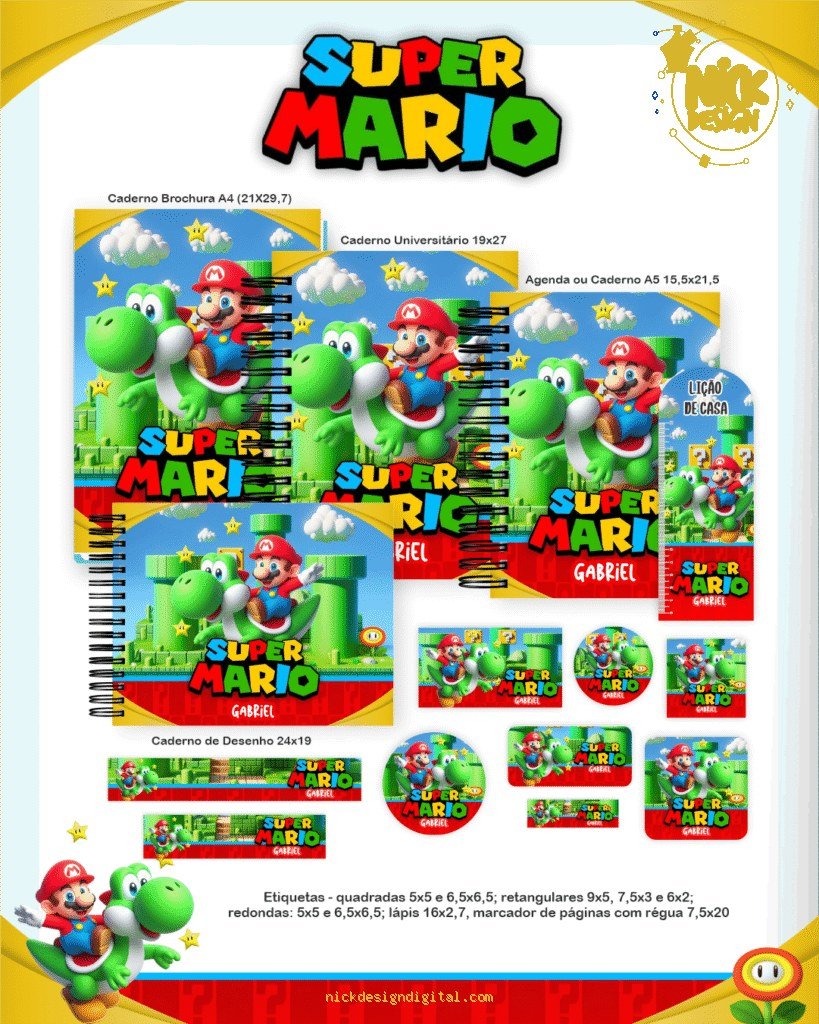 Super Mario Bros - Escolar 2.0 2026 (Pamella)