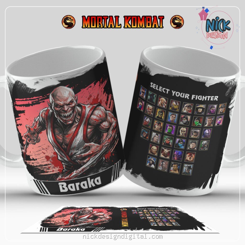 Mortal Kombat - Artes Canecas - Imagem 2