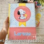 Caderno Brochura Grande Snoopy