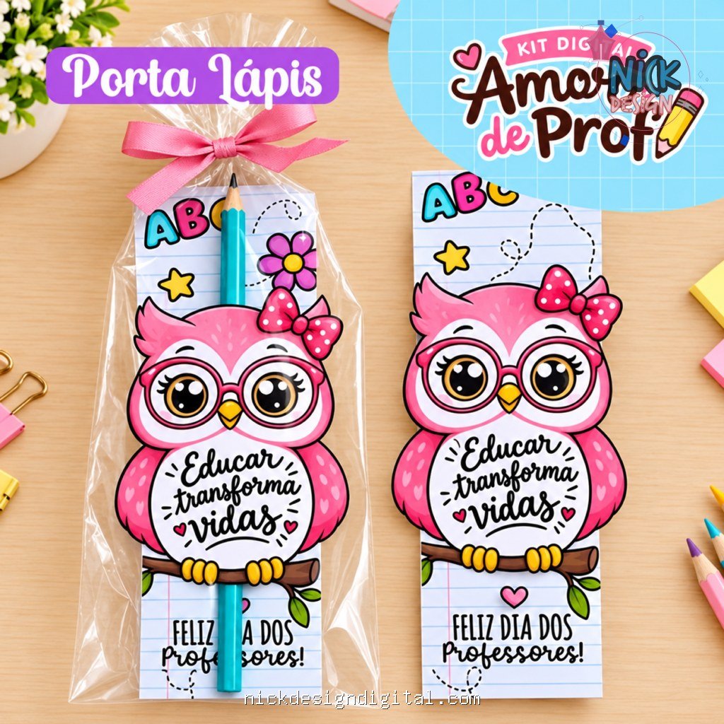 Kit Amor de Prof - Dia dos Professores - Imagem 4